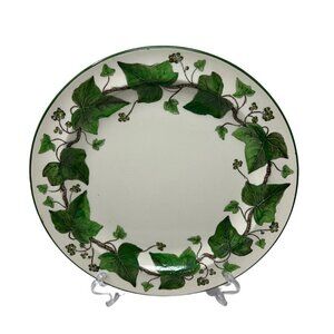 Antique‎ Early 1900s Wedgwood Napoleon Ivy Green Queens Ware Luncheon Plate 9" B